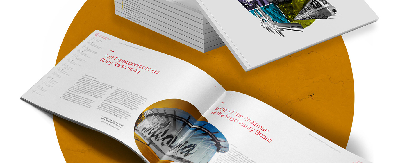 ANNUAL annual report Catalogue Creative Design design editorial raport roczny report