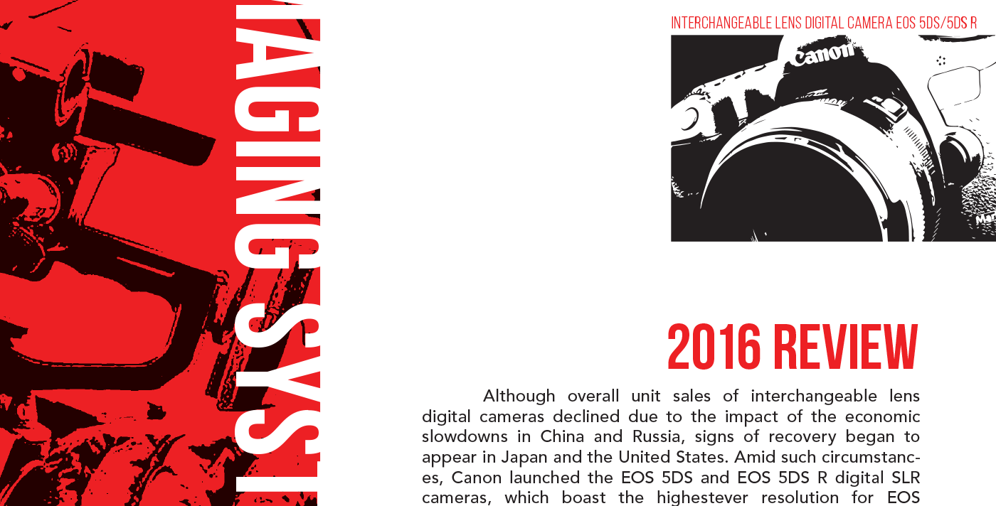 print Layout Canon ANNUAL annual report report editorial