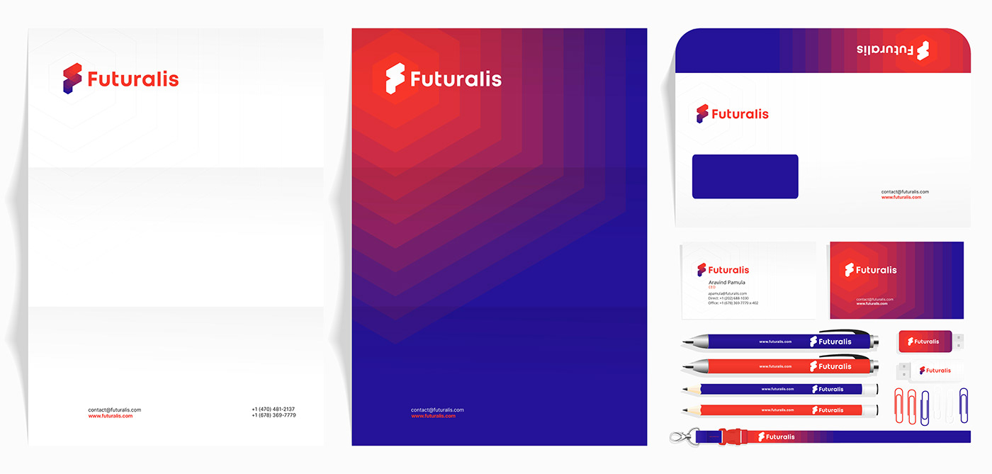 Logo design and corporate brand identity design for Futuralis, AWS cloud services and tools