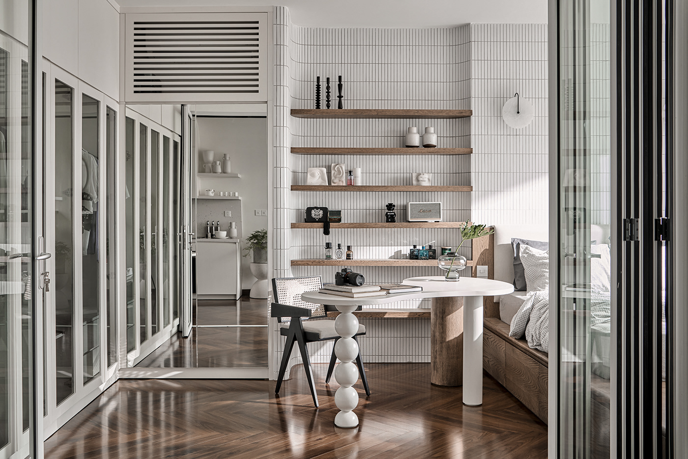 apartment contemporary decor design Dior electic interior design  minimal minimalist White House