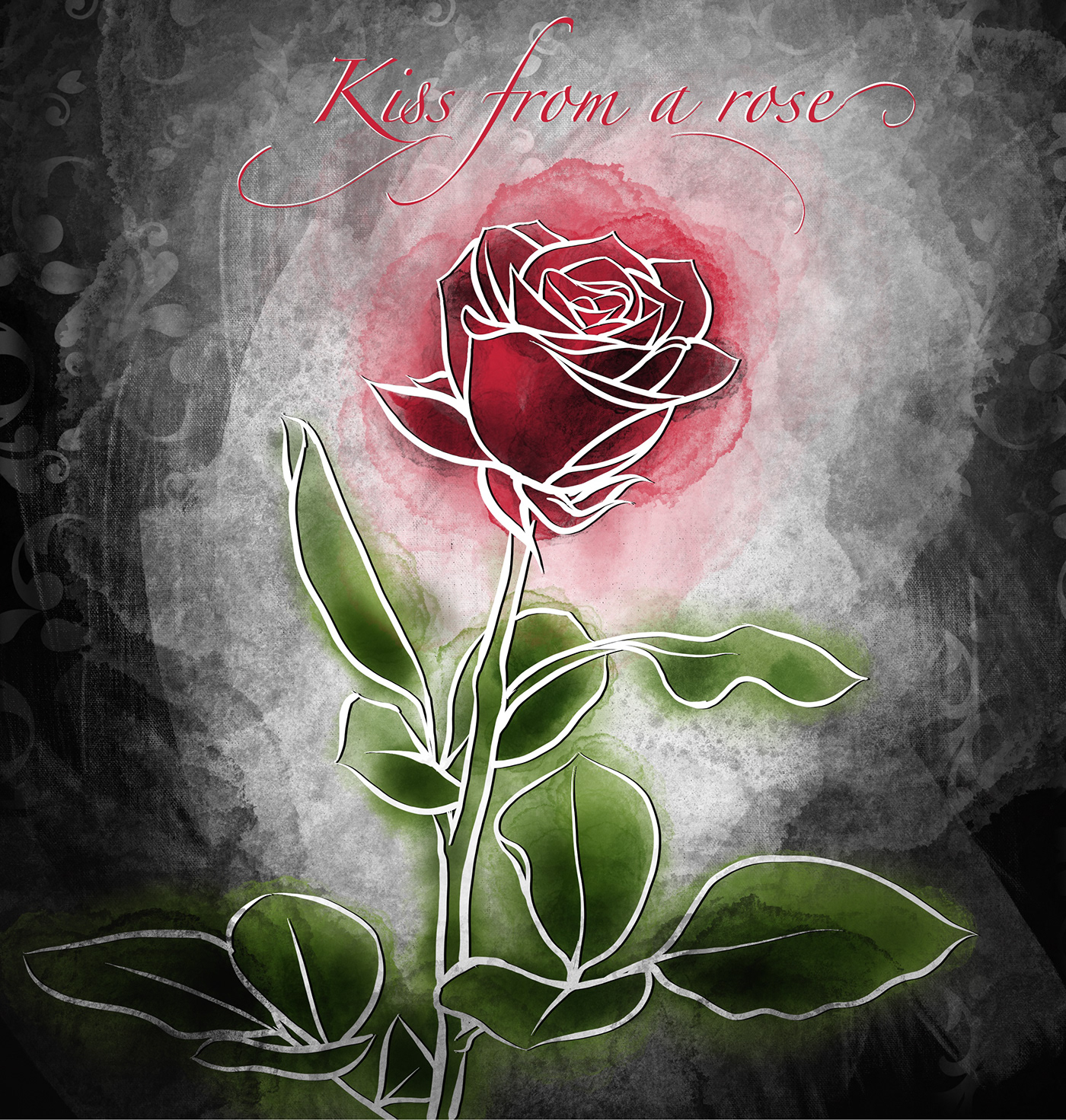 heart Love red rose romance romantic rose