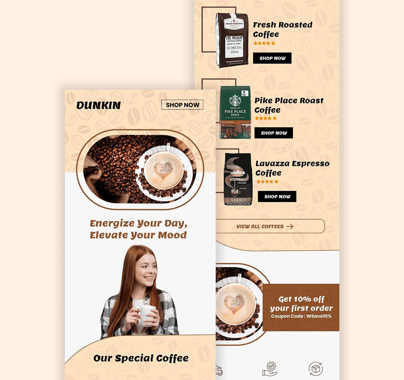 Email Design email template newsletter COFFEE EMAIL TEMPLATE