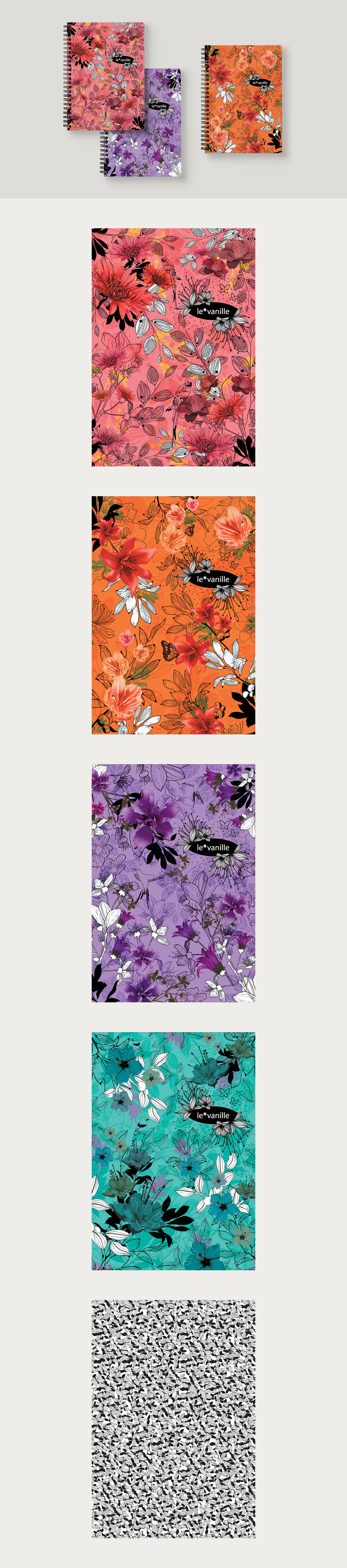 digital illustration digital painting floral graphic design  ILLUSTRATION  painting   pattern photoshop illustration stationary surface design