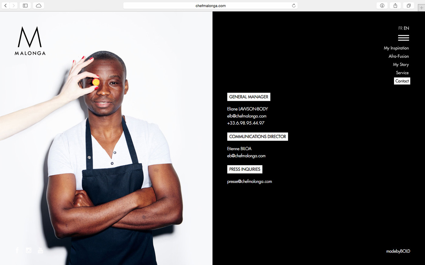 Web Design  web development  chef cuisine one-page Scrolling UI ux logo graphic design 