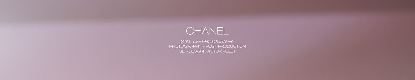 chanel cosmetics Photography  retouching  set-design still-life studio