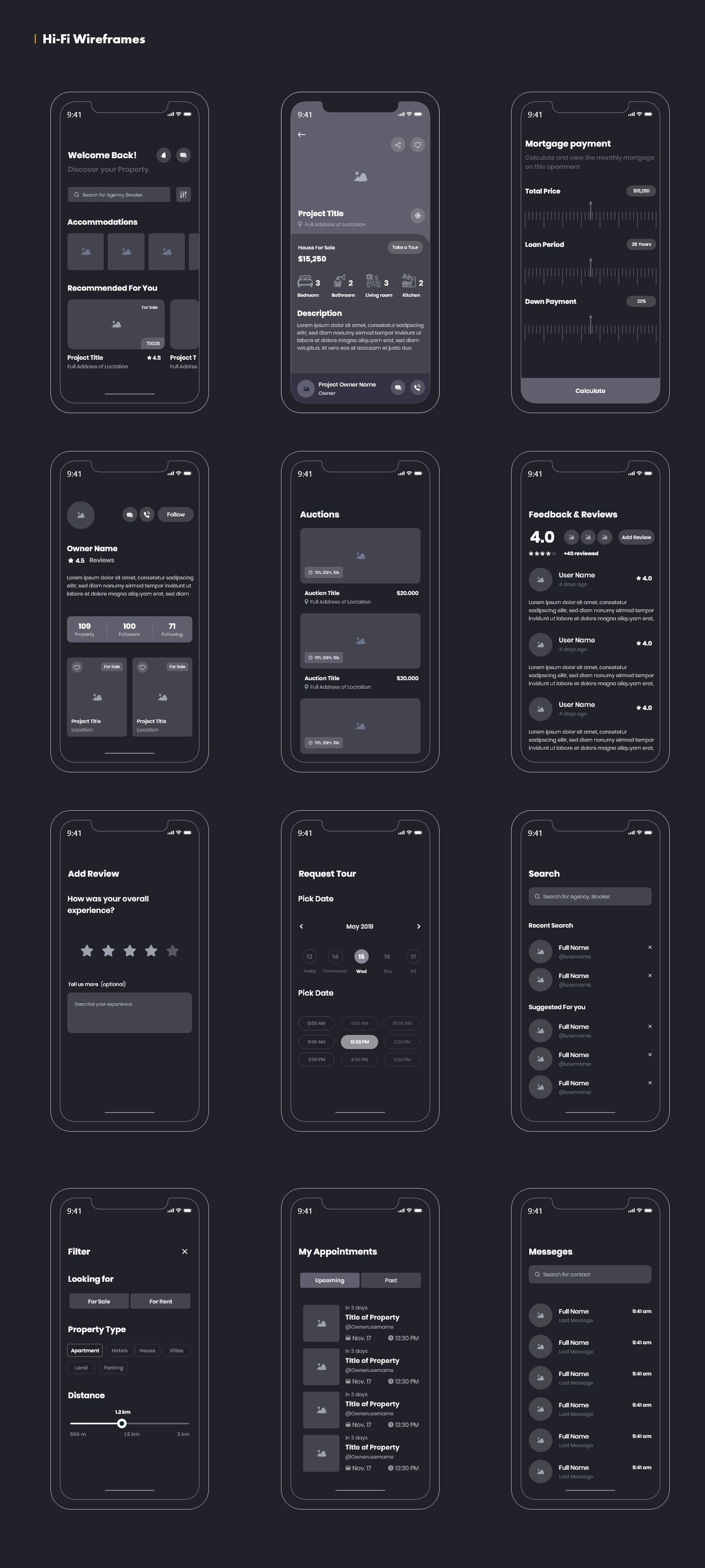ux UI app app design realestate CaseStudy uxdesign interactiondesign showcase