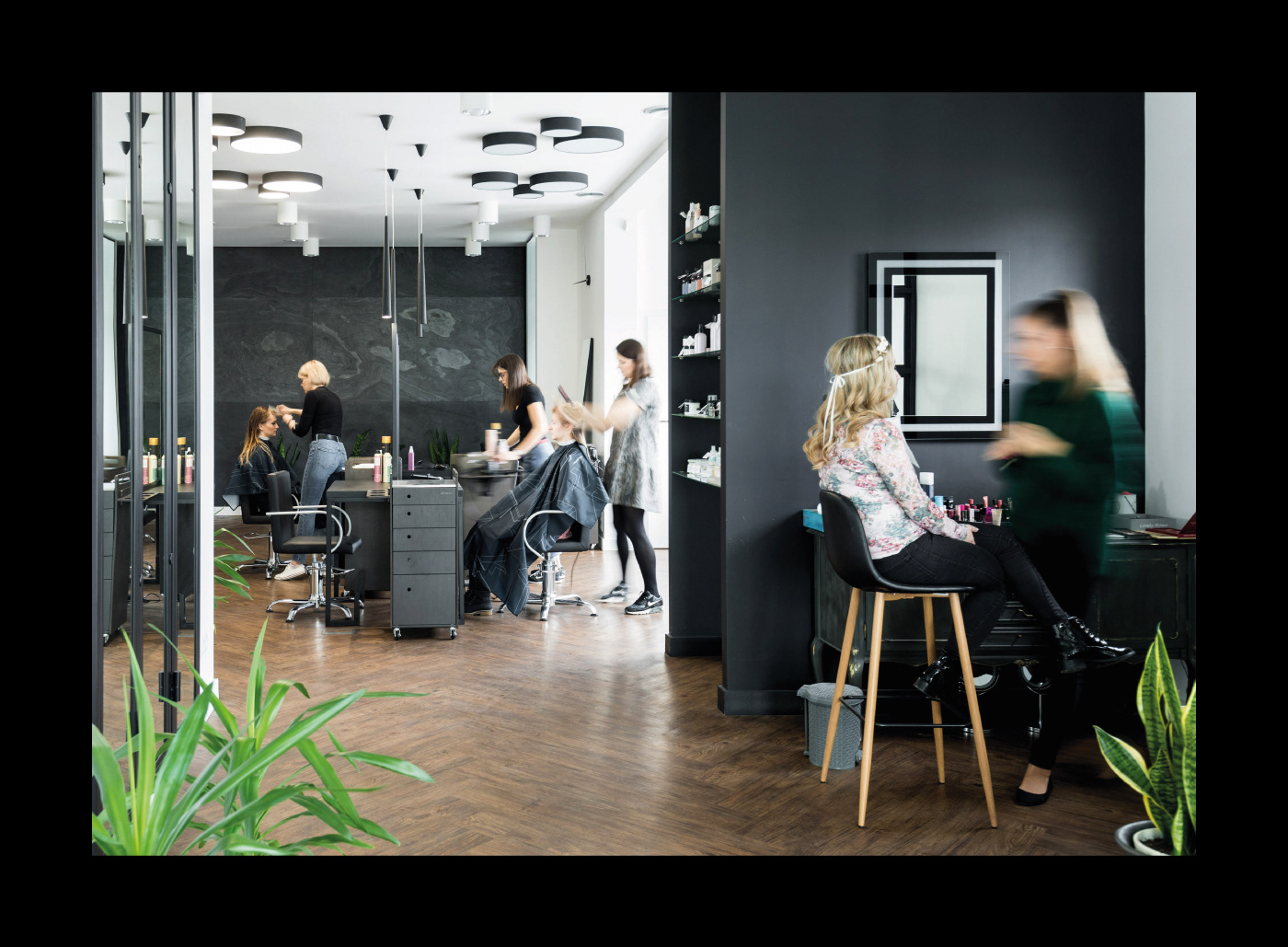 hair hairdressing beauty hairdresser branding  identity logo Stationery salon embossing