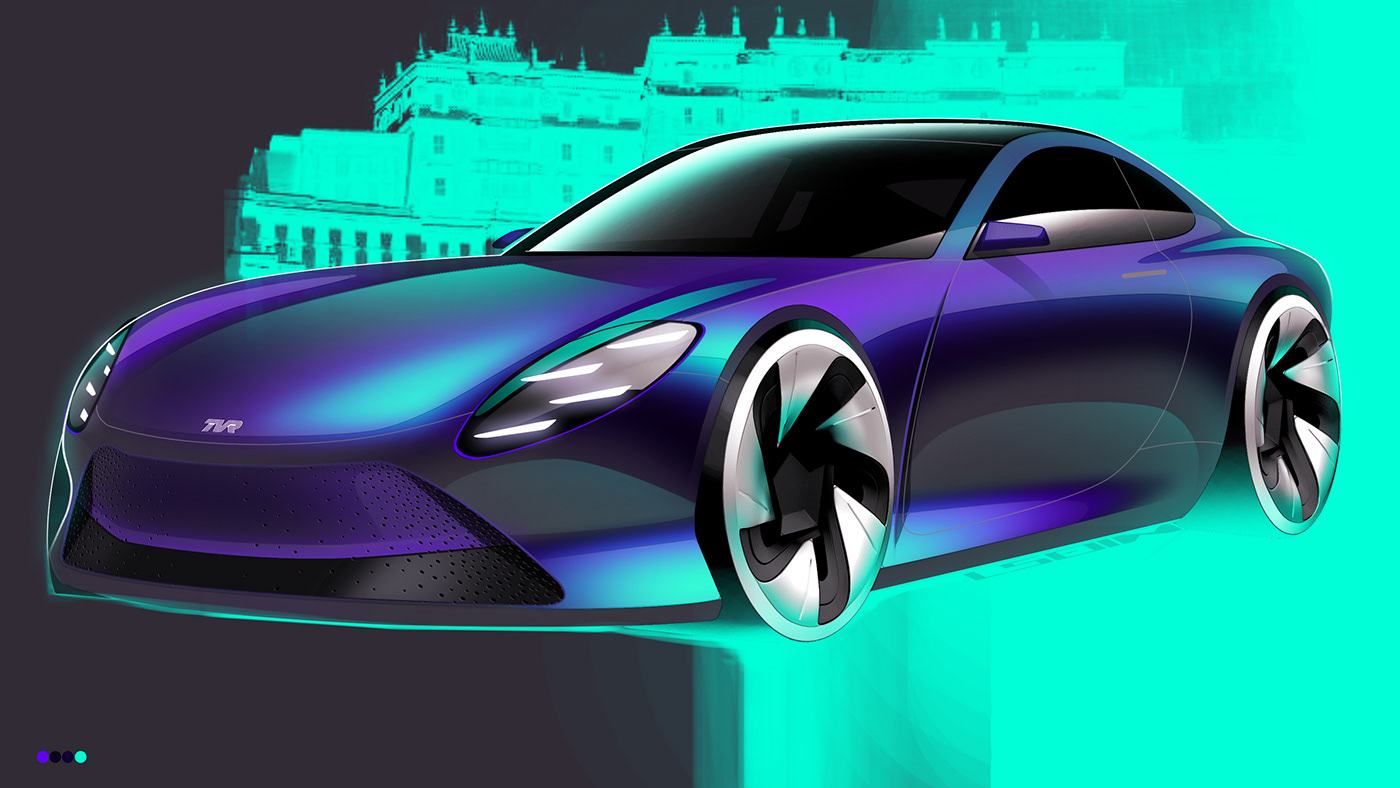 3d design Automotive design car design design supercar Transportation Design TVR Vehicle Design Render sketch