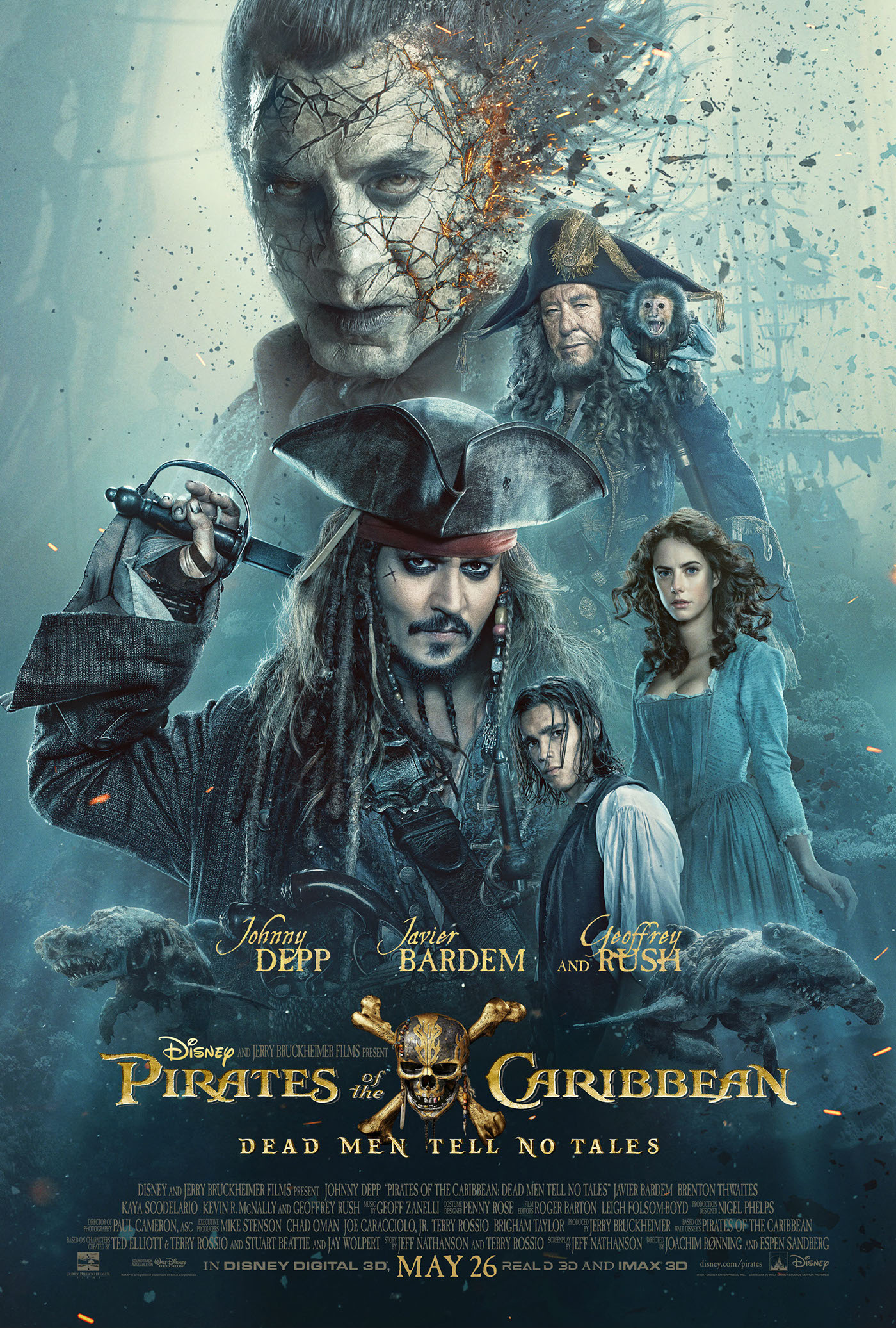 poster movie Film   pirates johnny depp disney