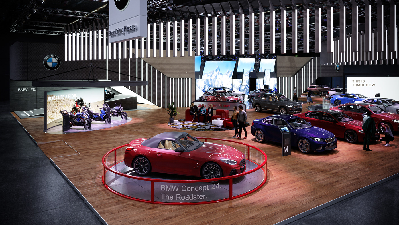 BMW Exhibition Booth exhibition stand auto show Motor show