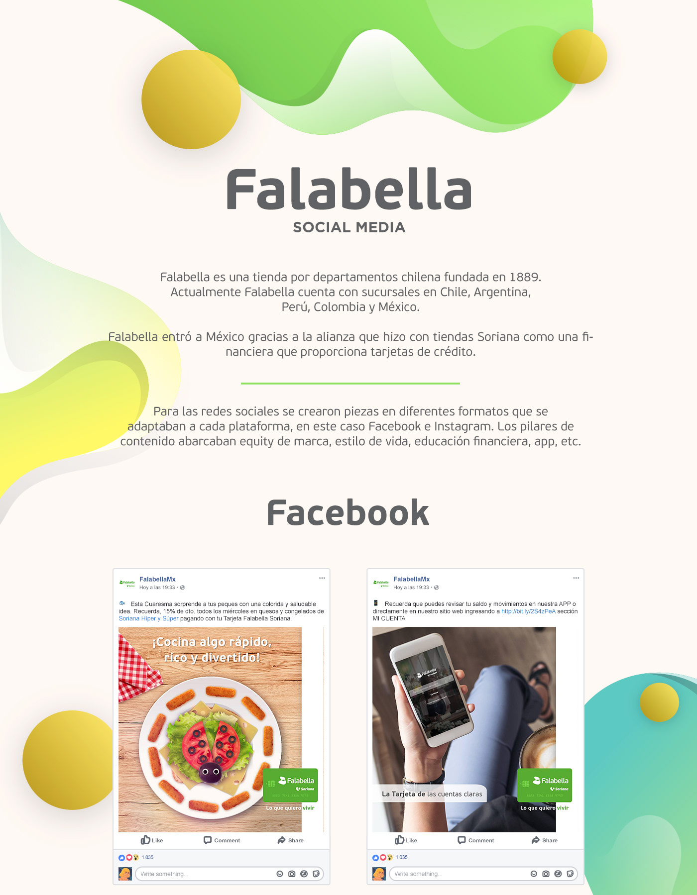 FalabellaMx diseño redes sociales social media cupcake tarjeta de crédito credit card Soriana sorianamx