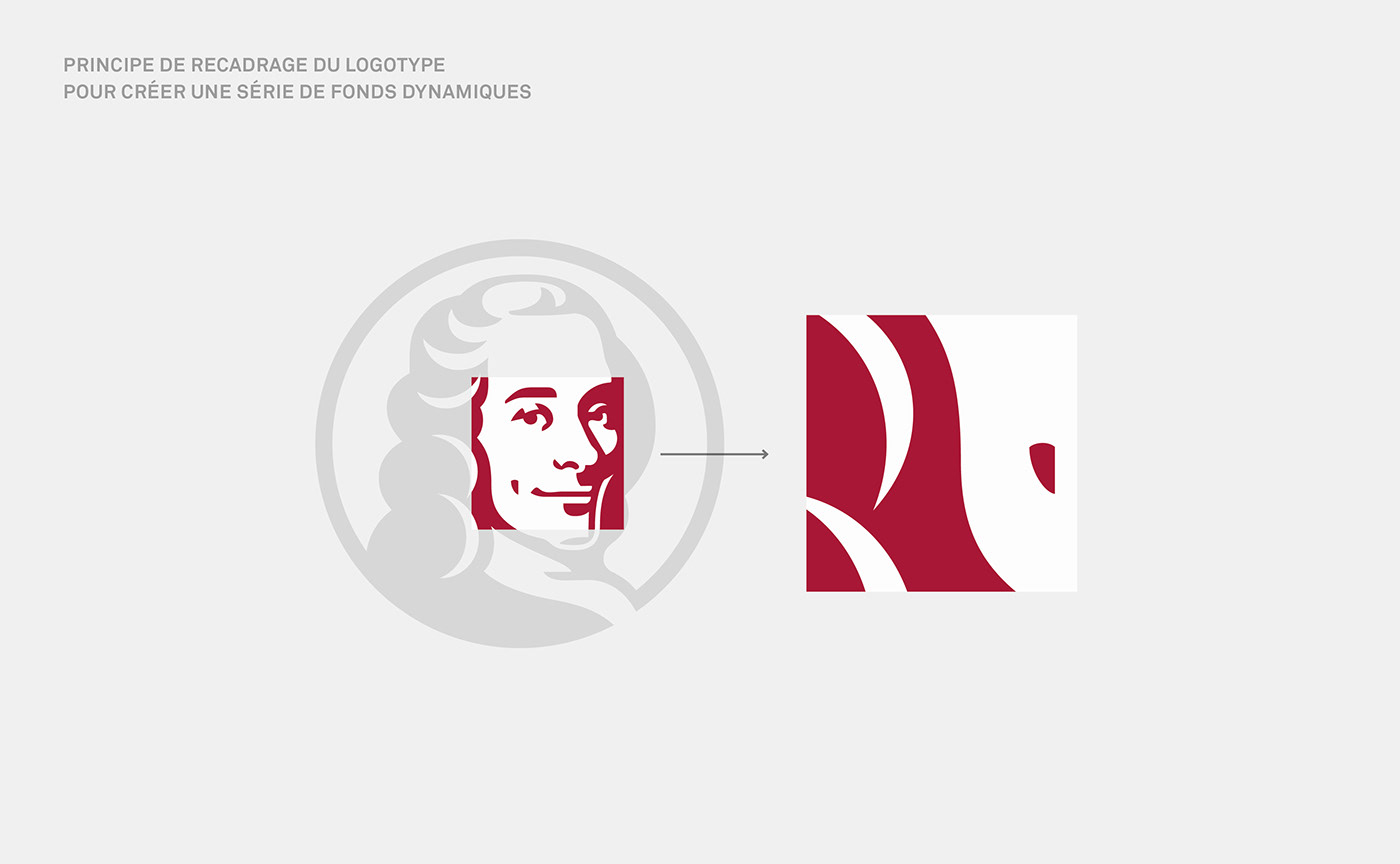 branding  circle city france Icon logo territory Voltaire portrait swiss