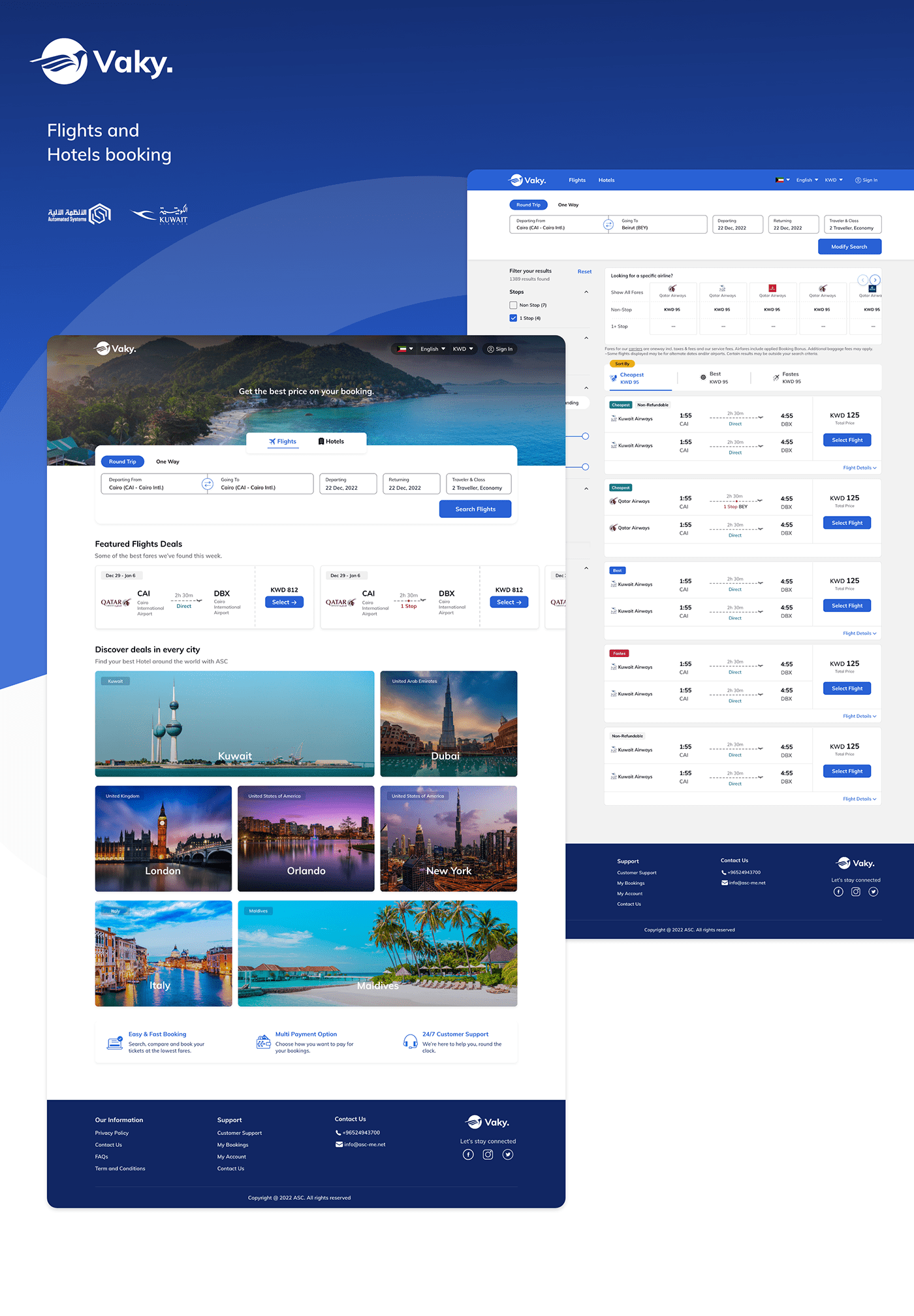 Adobe XD airplane Booking flight hotel Travel Web Design  Website