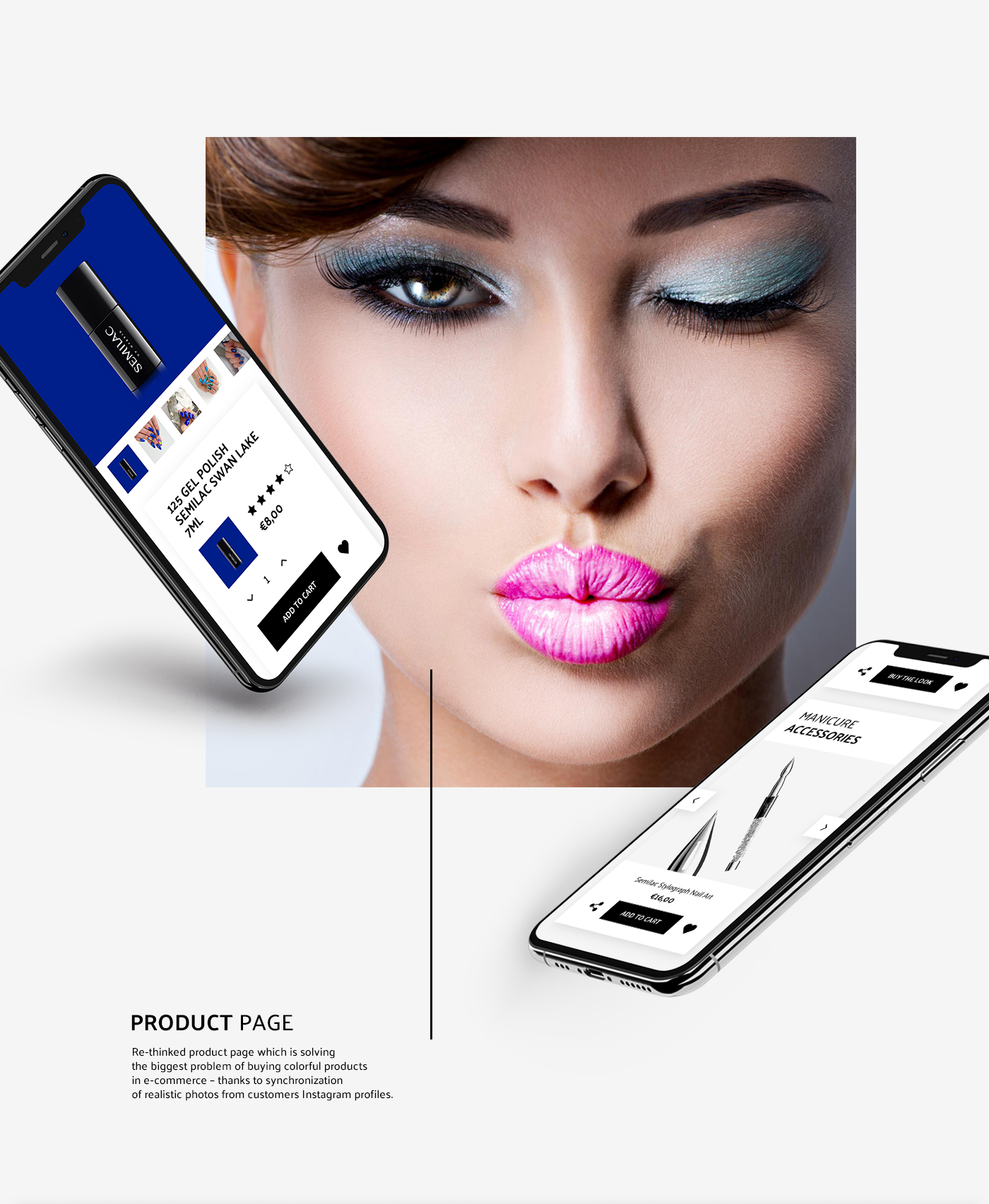 e-commerce semilac Platform manicure make-up nails UV hybrid magento www
