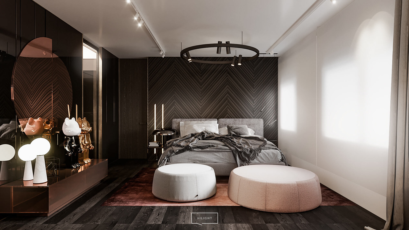 Interior minimal design hilight living modern contemporary