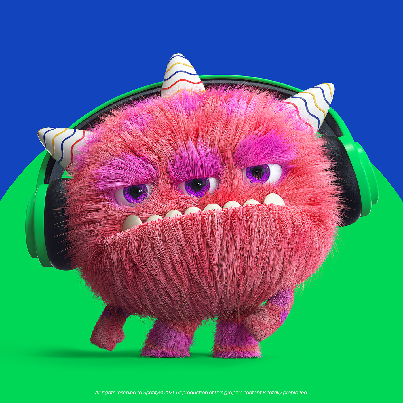 #animation #art #cartoon #character #hair #illustration #monster #music #Spotify #furry