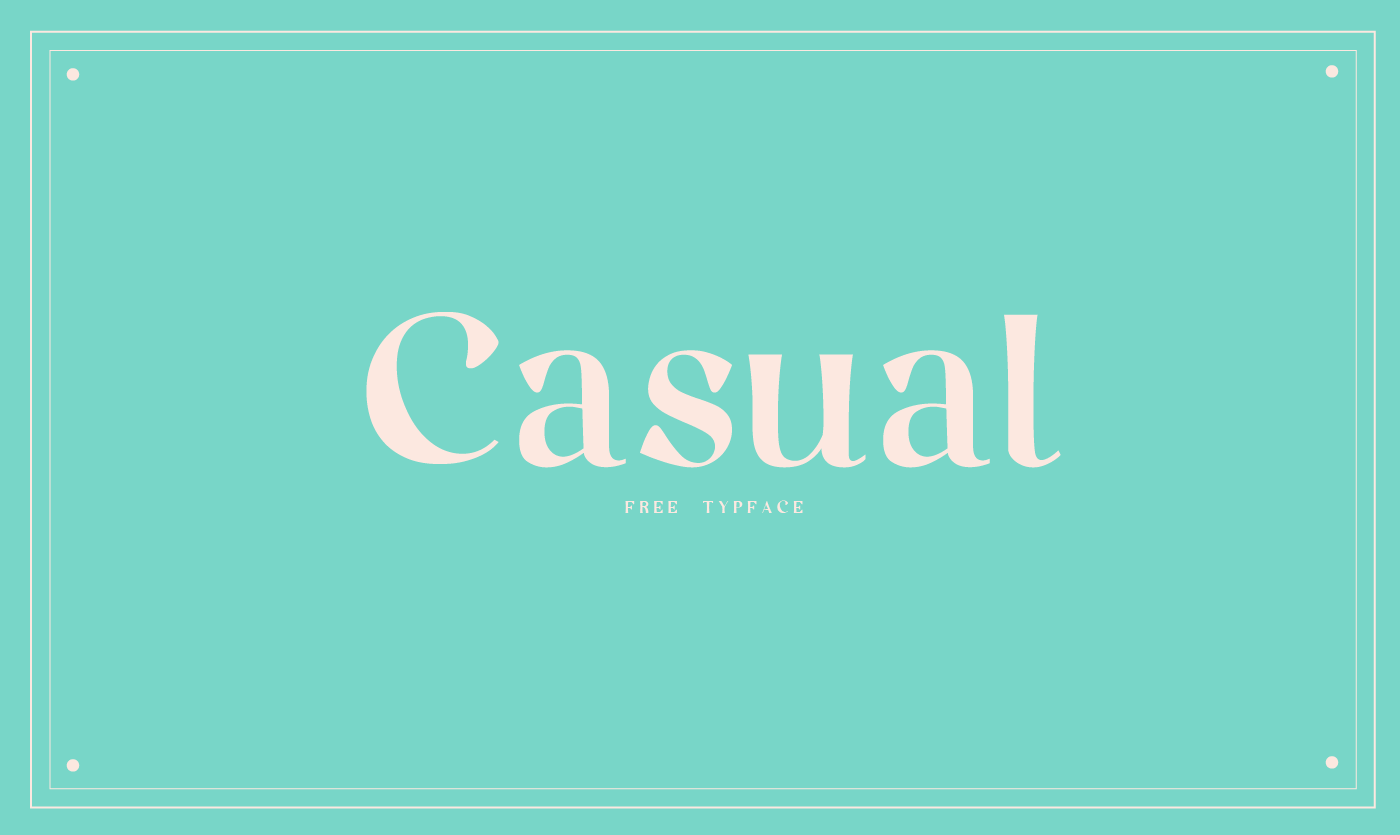 font design casual Typeface free typography  