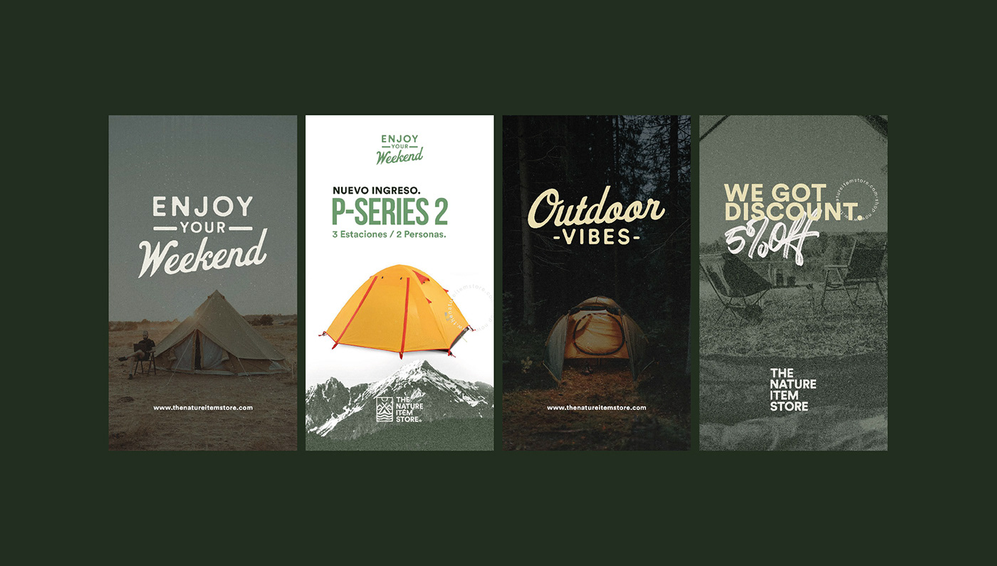 Branding design camp camping Logotype Nature Outdoor patagonia vanlife vibes visual identity