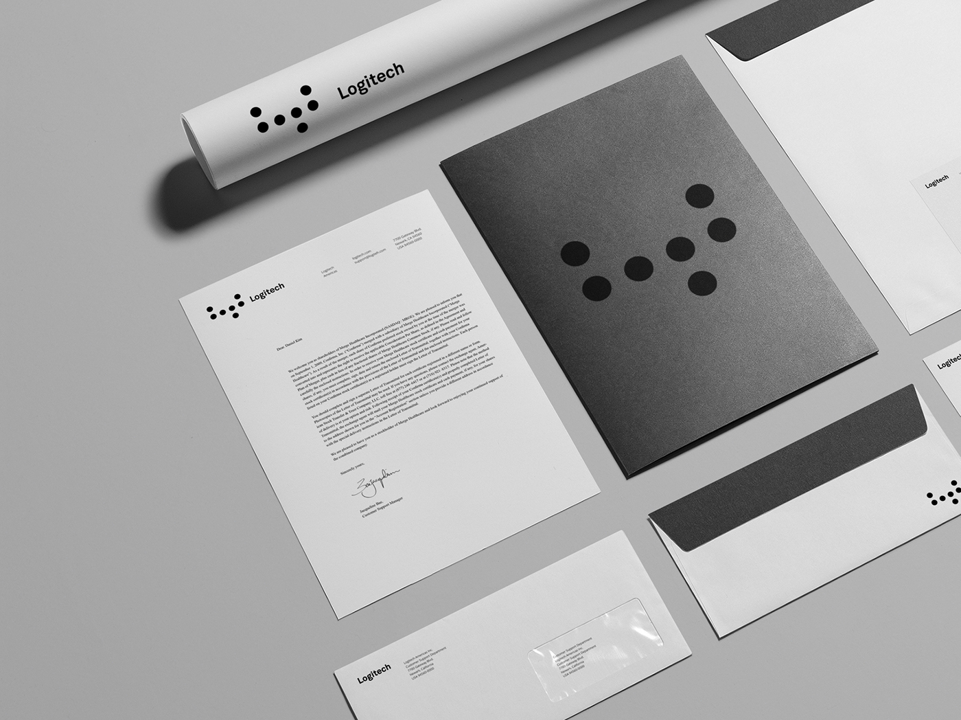 Logitech logitech rebranding rebranding Identity System guideline book product brand Logo Design system design STATION Branding Identity infographic poster