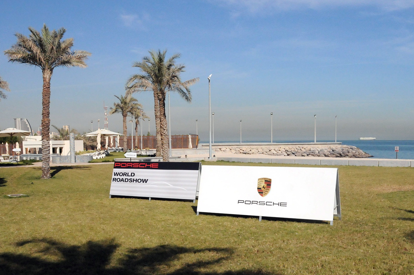 Porsche Kuwait Oman Muscat bulgaria event organizer car show Road Show branding 
