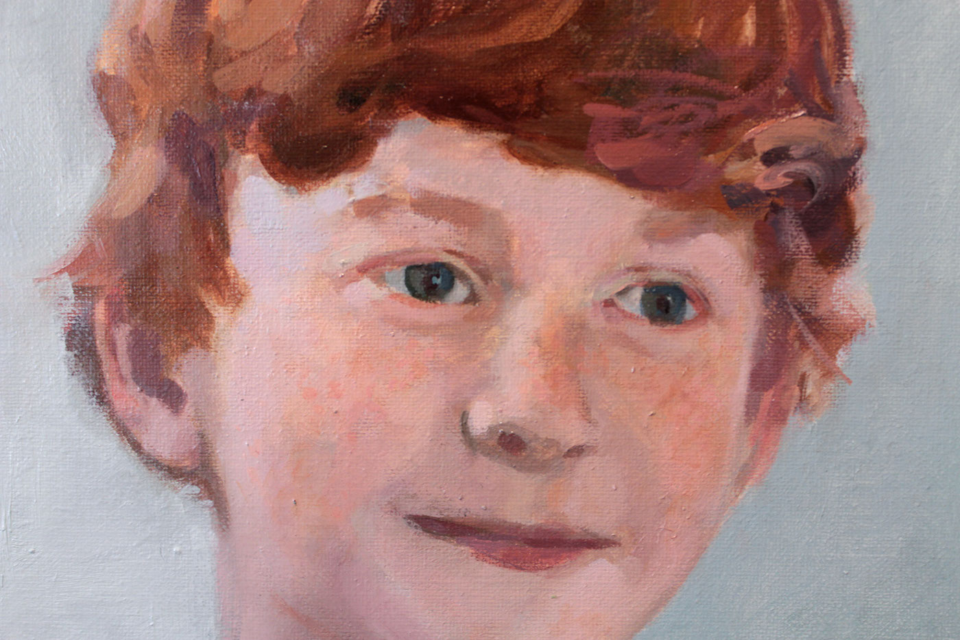 portrait Oils redhead commision