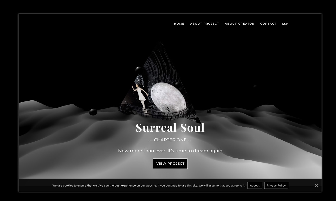 design modern website threejs ux Web-site