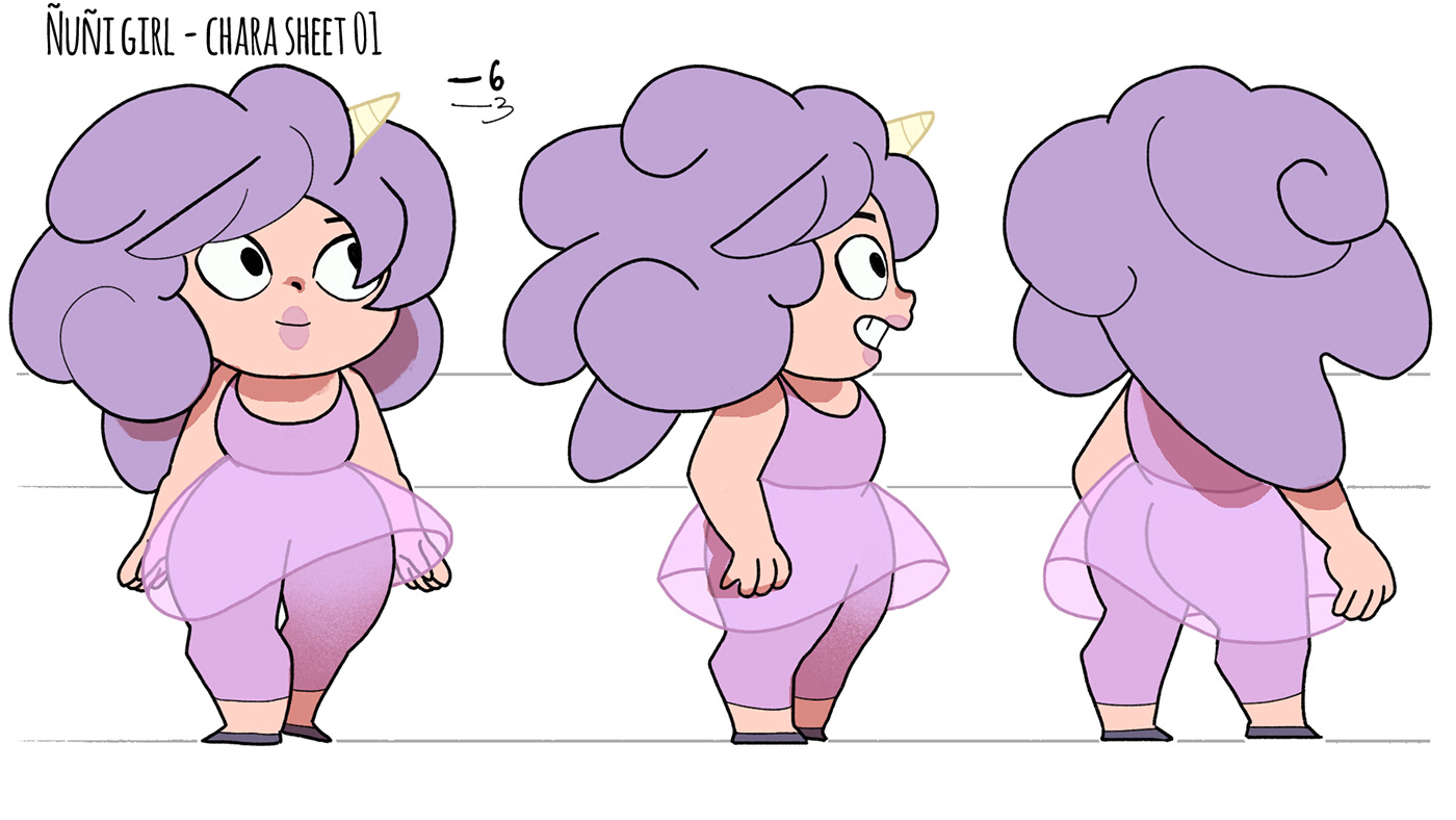 Steven Universe Style backgrounds Character Sheet brushes cartoon unicorngirl 2D