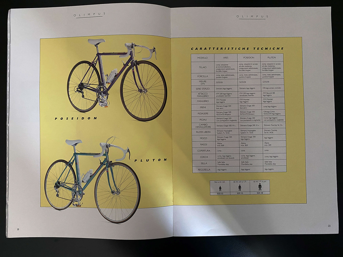 biciclette brochure design legnano print