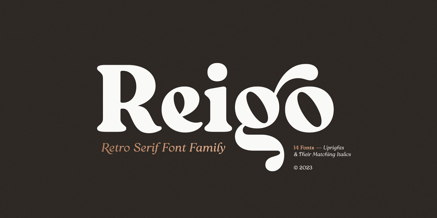 free font Retro logo brand identity serif Classic vintage Packaging