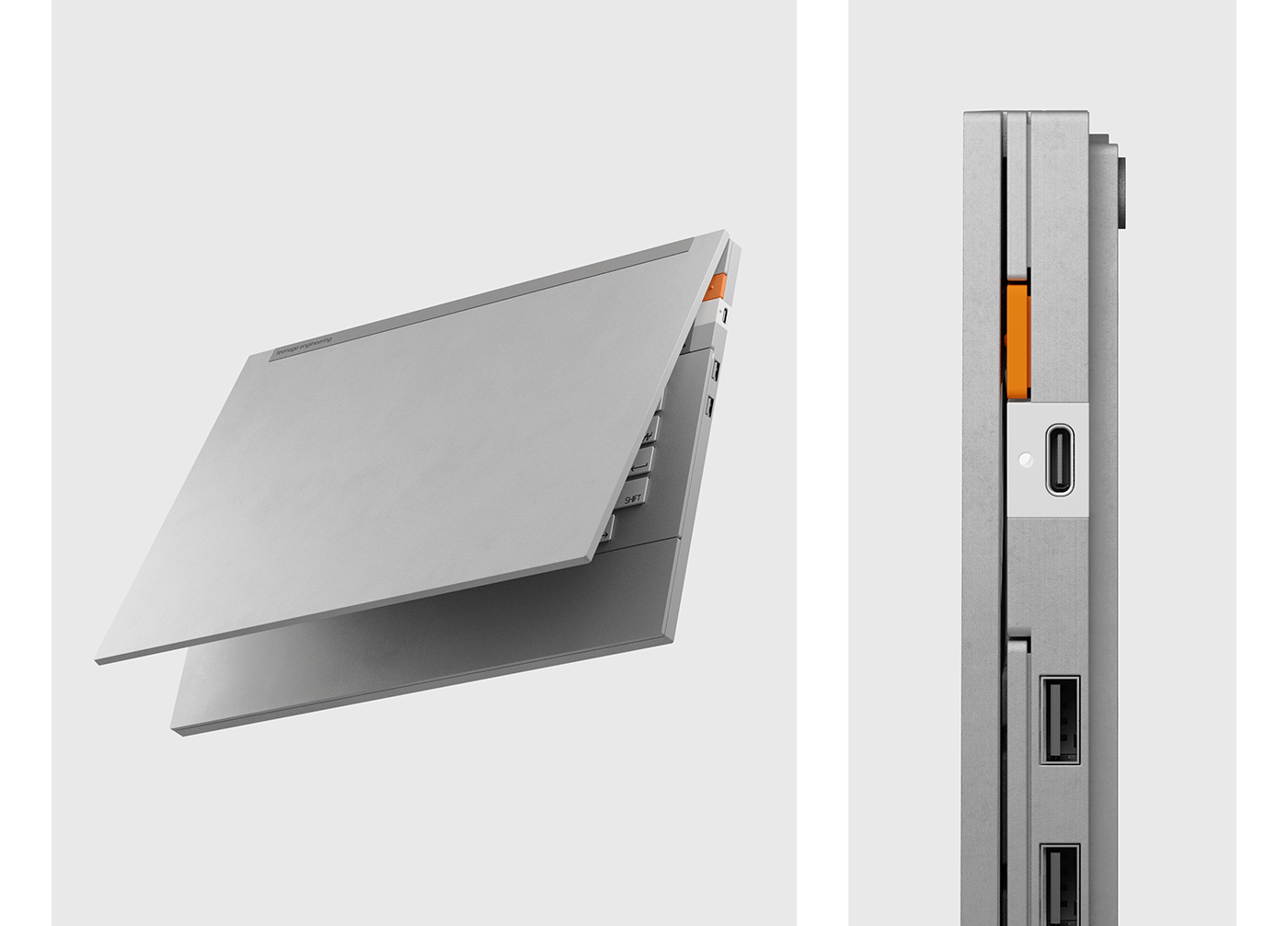Laptop industrial design  musician details product design  concept brand identity ideation modular Teenageengineering