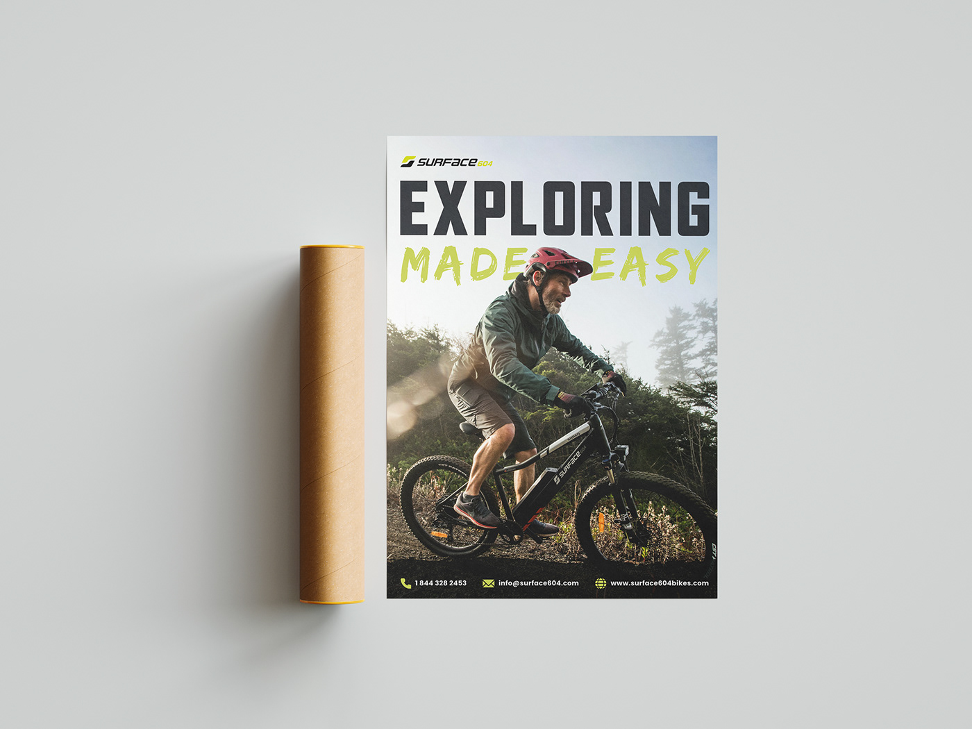 ad Bike Magazine Layout Design