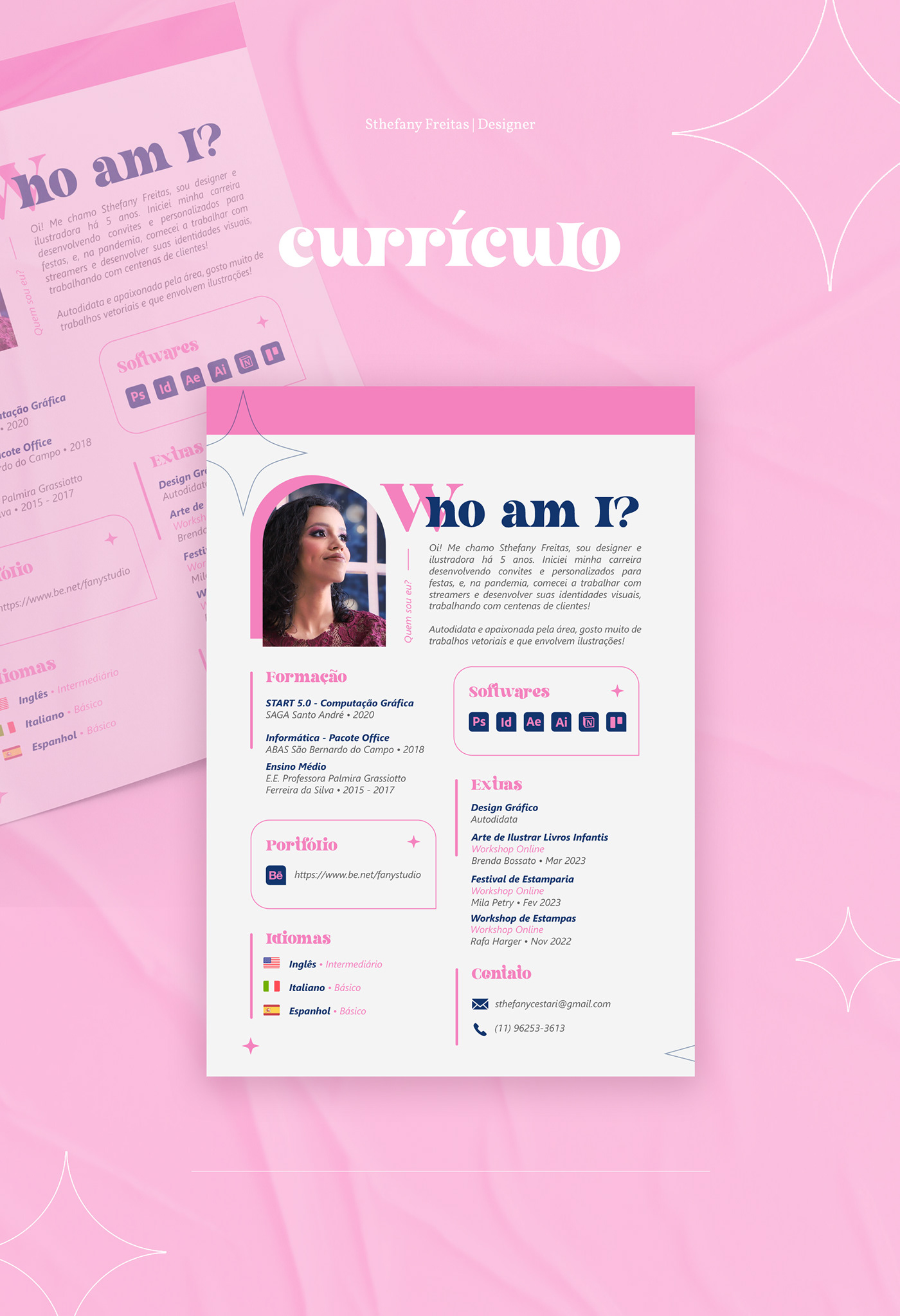 curriculum curriculo criativo CV Curriculum Vitae resume design professional design