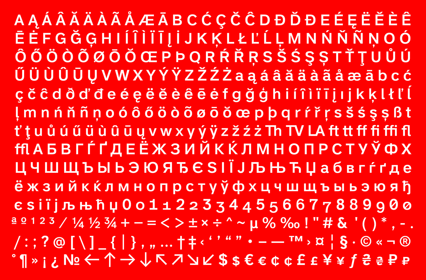 grotesque modern sans studio simple swiss font Typeface design BrightHead