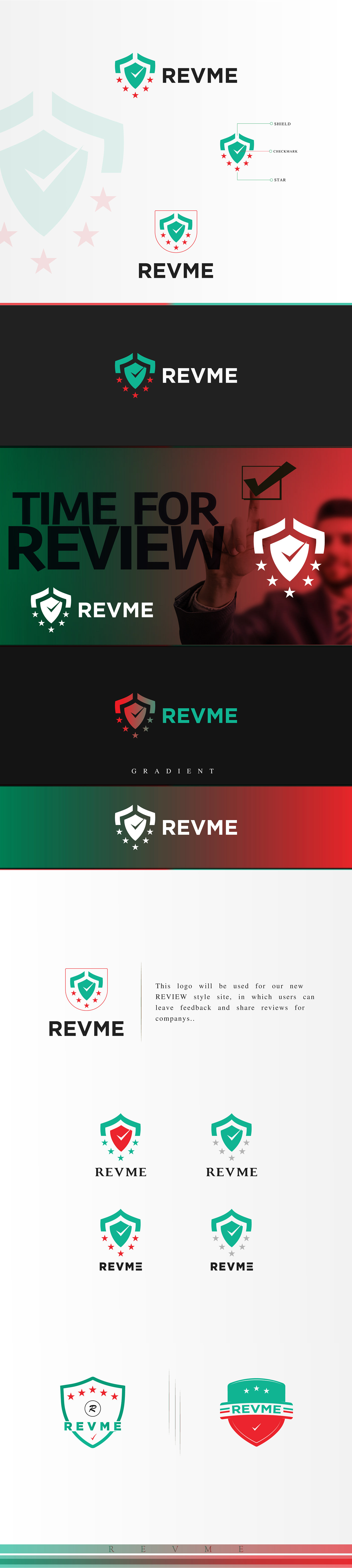 REVME review logo Website company graphic design  brand website logo