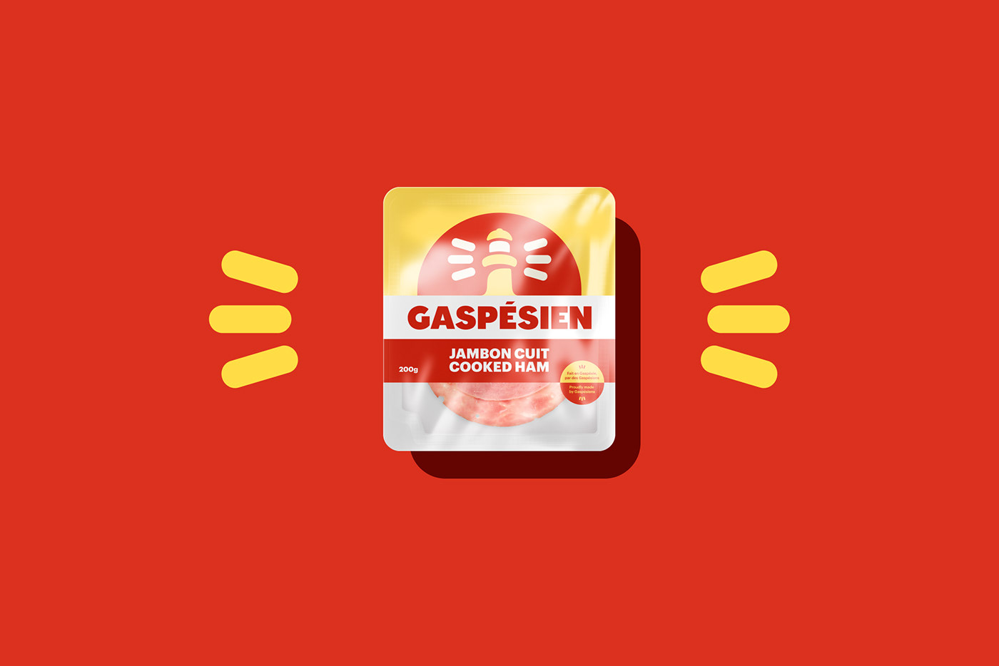 branding  gaspésie identity Packaging sandwich logo Photography 