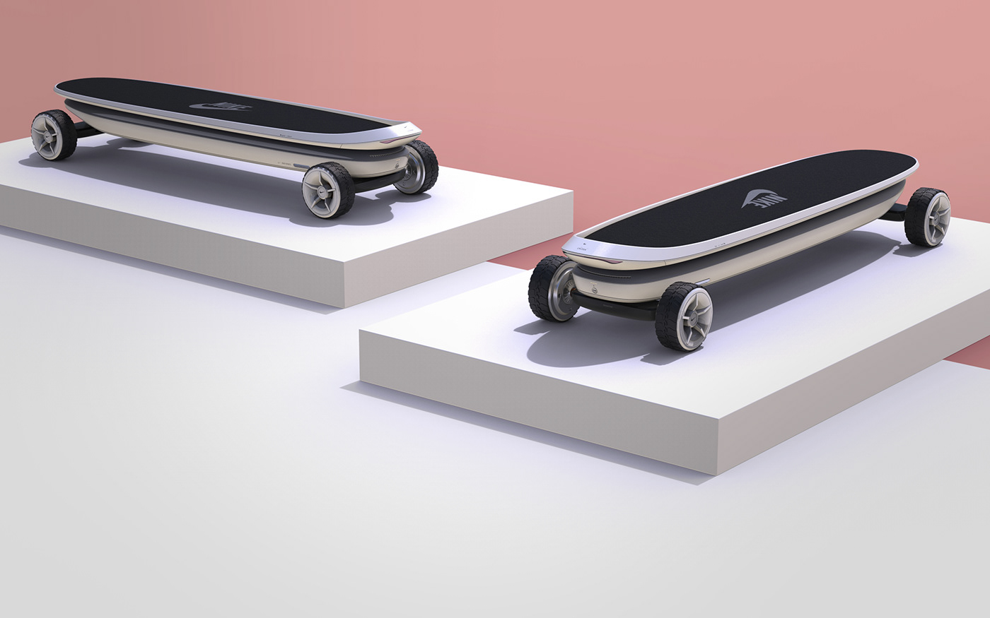 PM personal mobility Nike cruiser board product design  concept Board Design