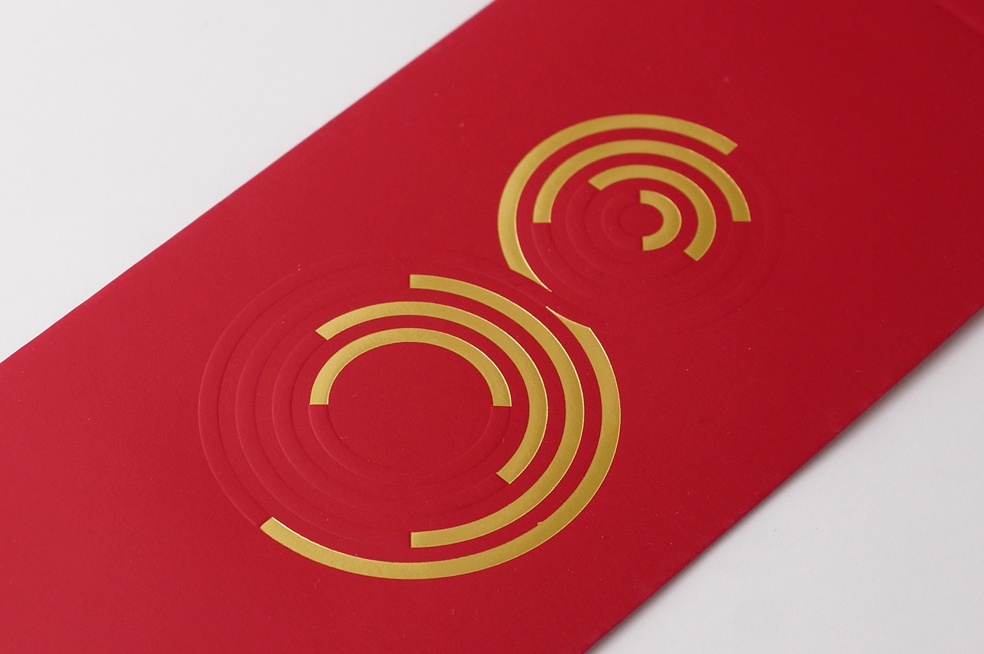 chinese new year Red Packet Ang Pow cny hotstamping Blind Emboss minimal