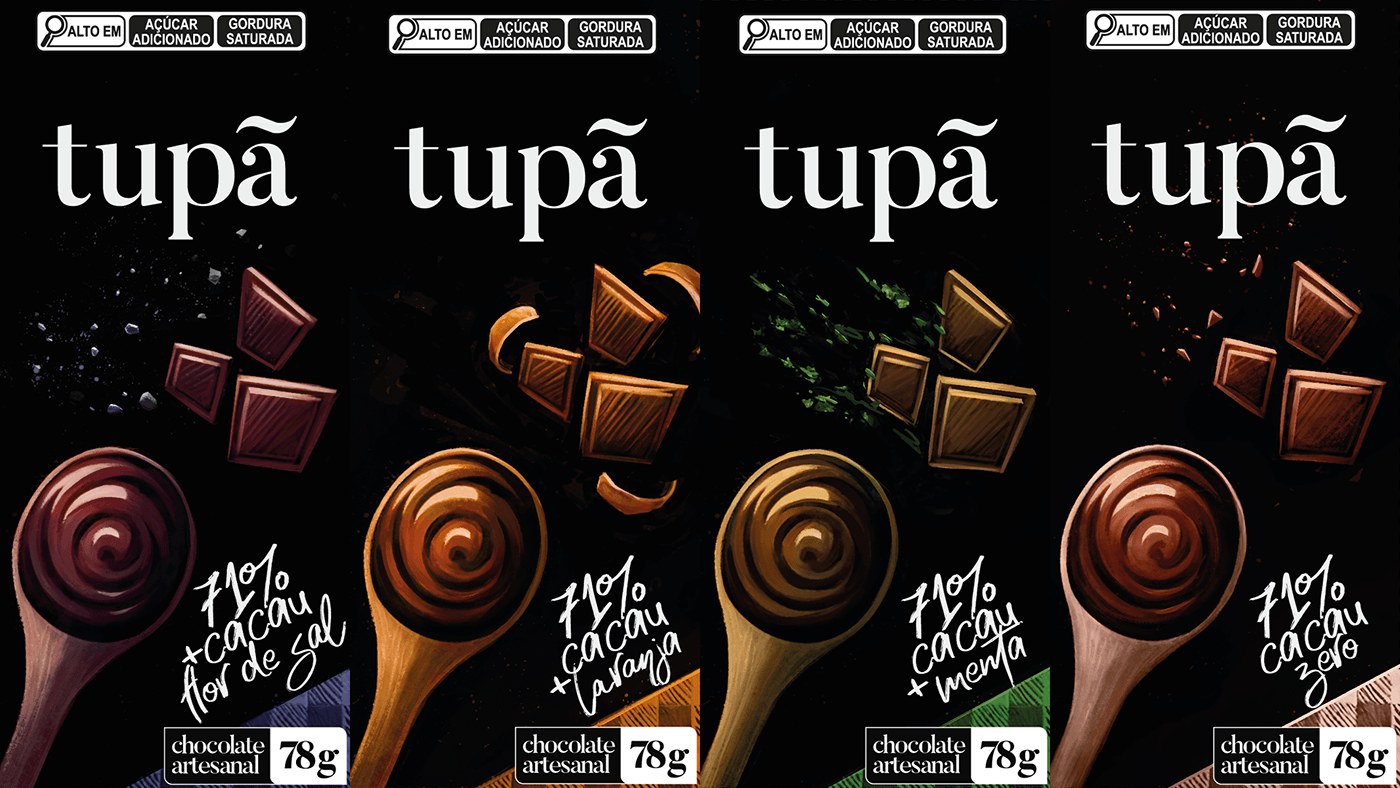 embalagem embalagens Packaging packaging design product ILLUSTRATION  identity chocolate packaging chocolate Food 
