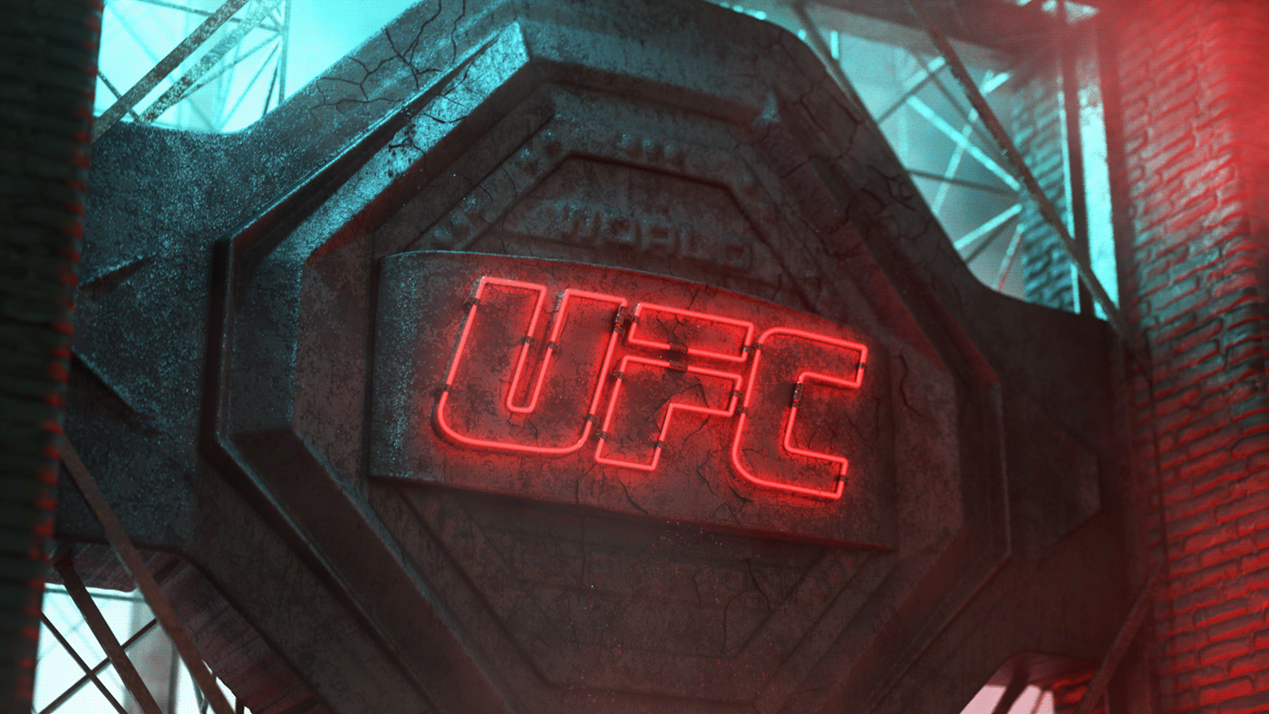 UFC ufc 245 cinema4d redshift houdini design motion graphics  animation 