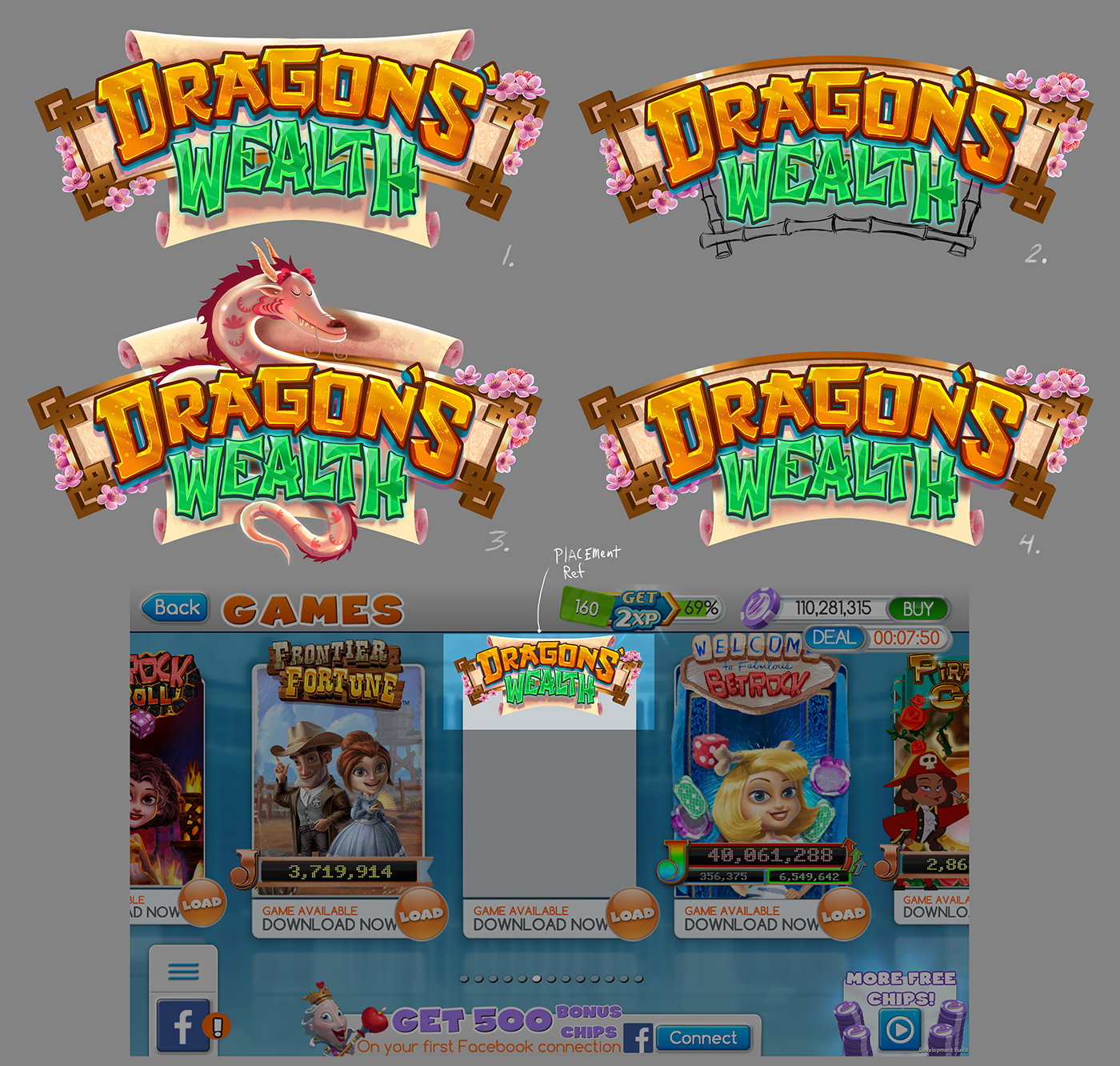 mobile game app ui ux dragons Character design  Character casino art direction  ILLUSTRATION 