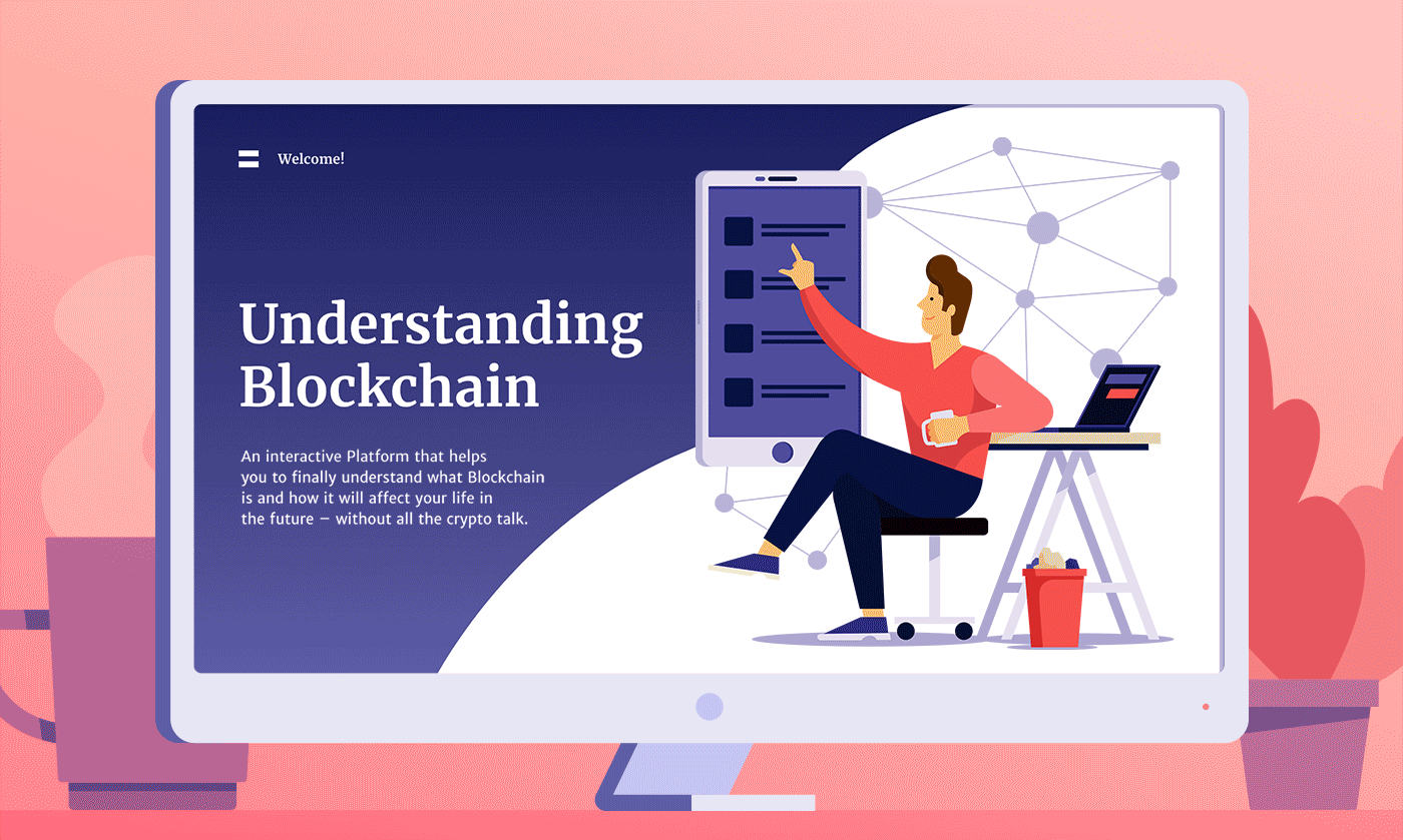 blockchain prototype Webdesign Website vector animation  bitcoin Startup crypto infographic