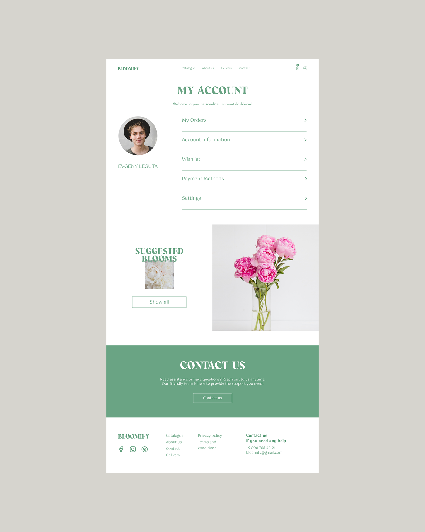 Website design UI ui design UI/UX Figma Web Design  user interface online store Online shop