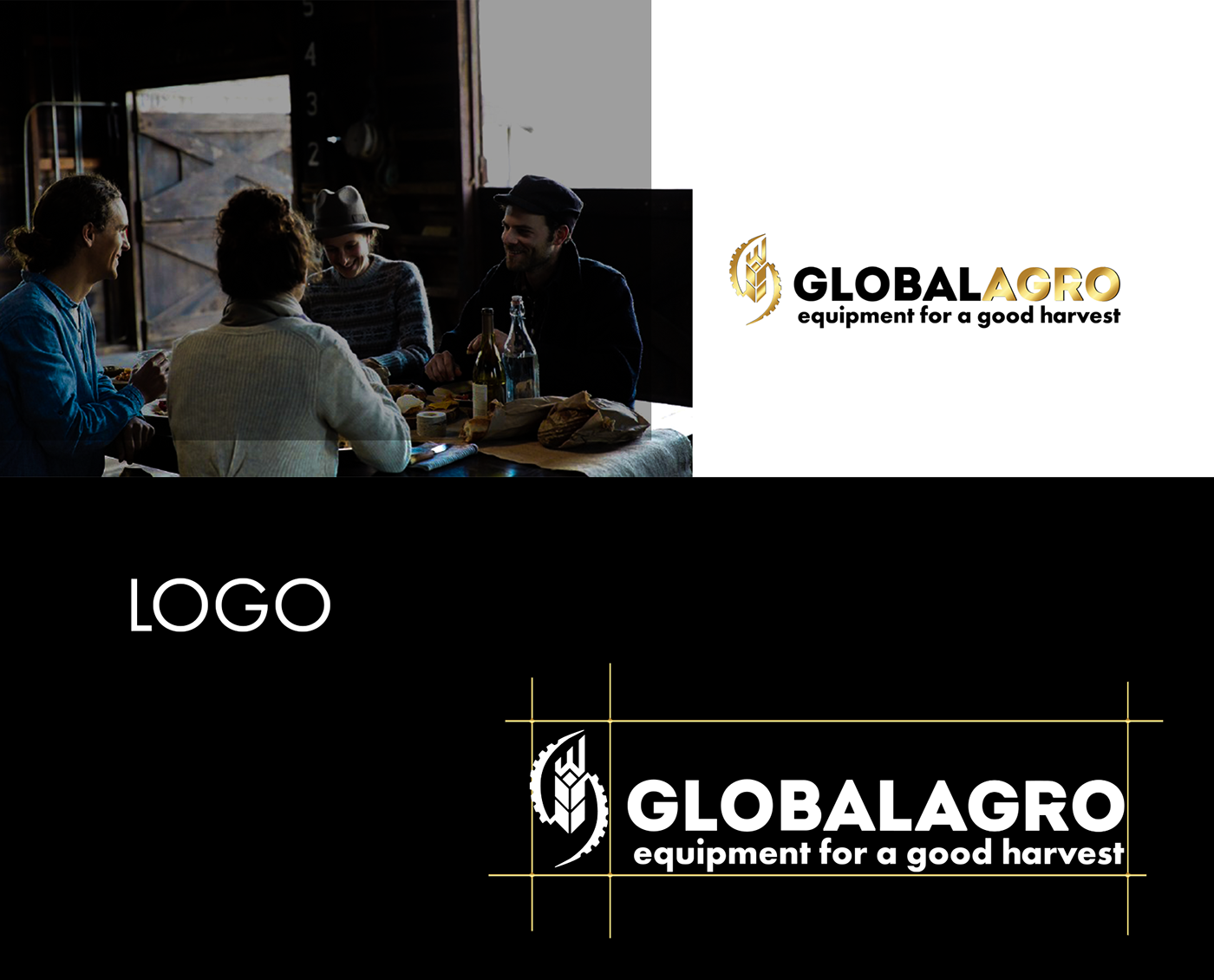 Agro logo brendbook Corporate Identity branding  Logo Design typohgraphy brand identity Technique Agricultural