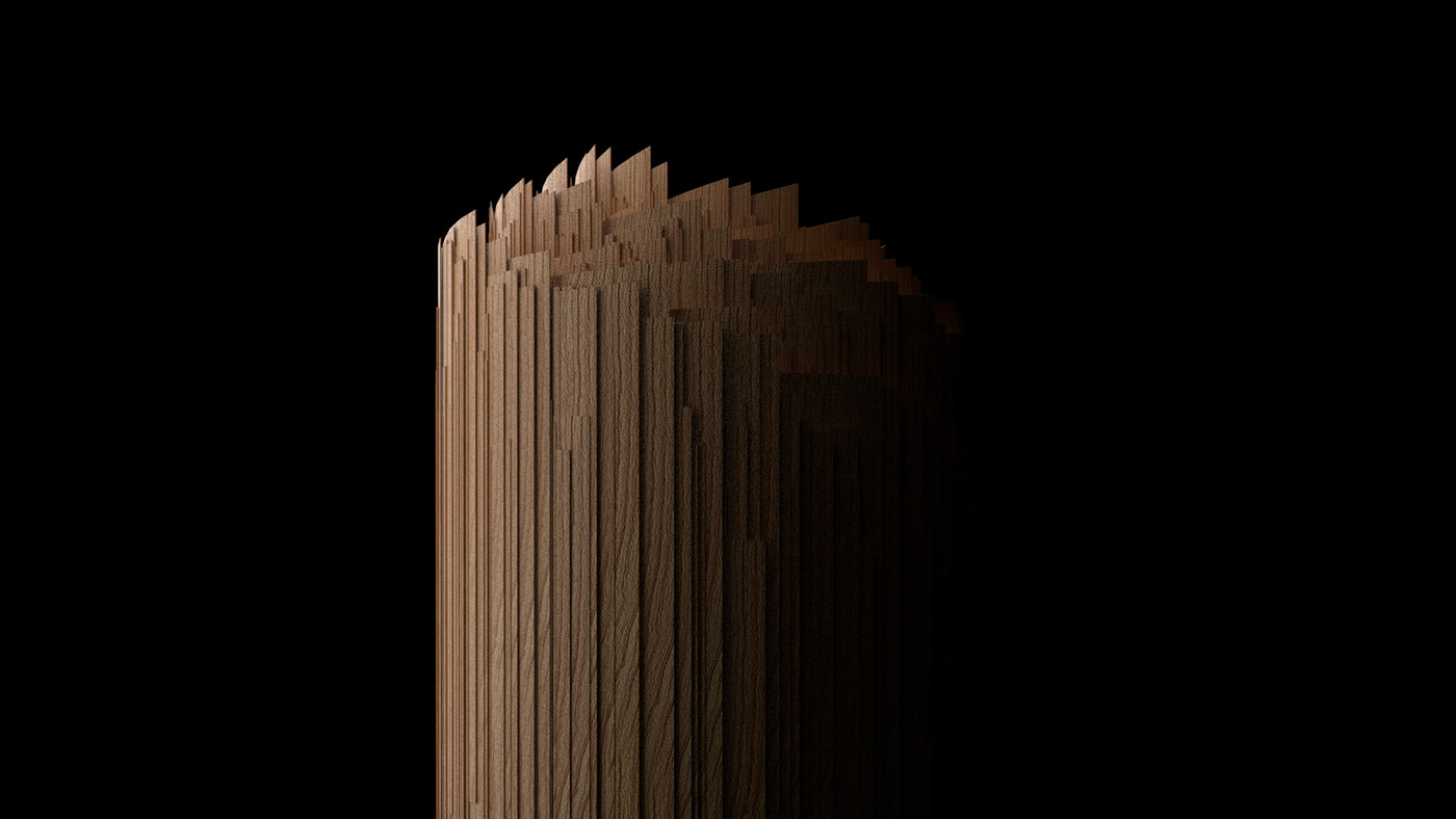 3d animation abstract after effects art direction  cinema 4d design motion design particles Render woodwork