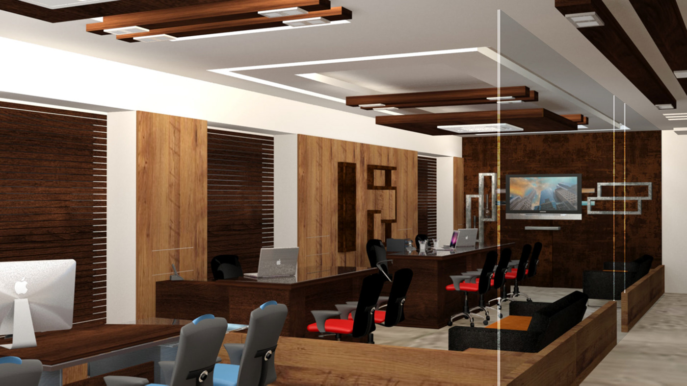 3d design interior design  Office & Commercial planning