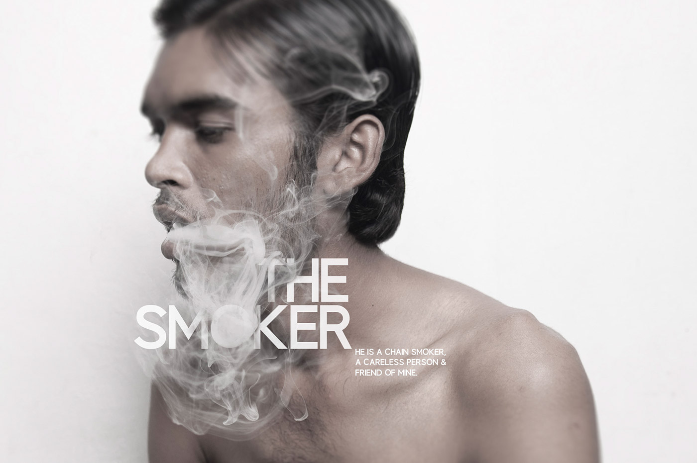 portrait smoker smoke