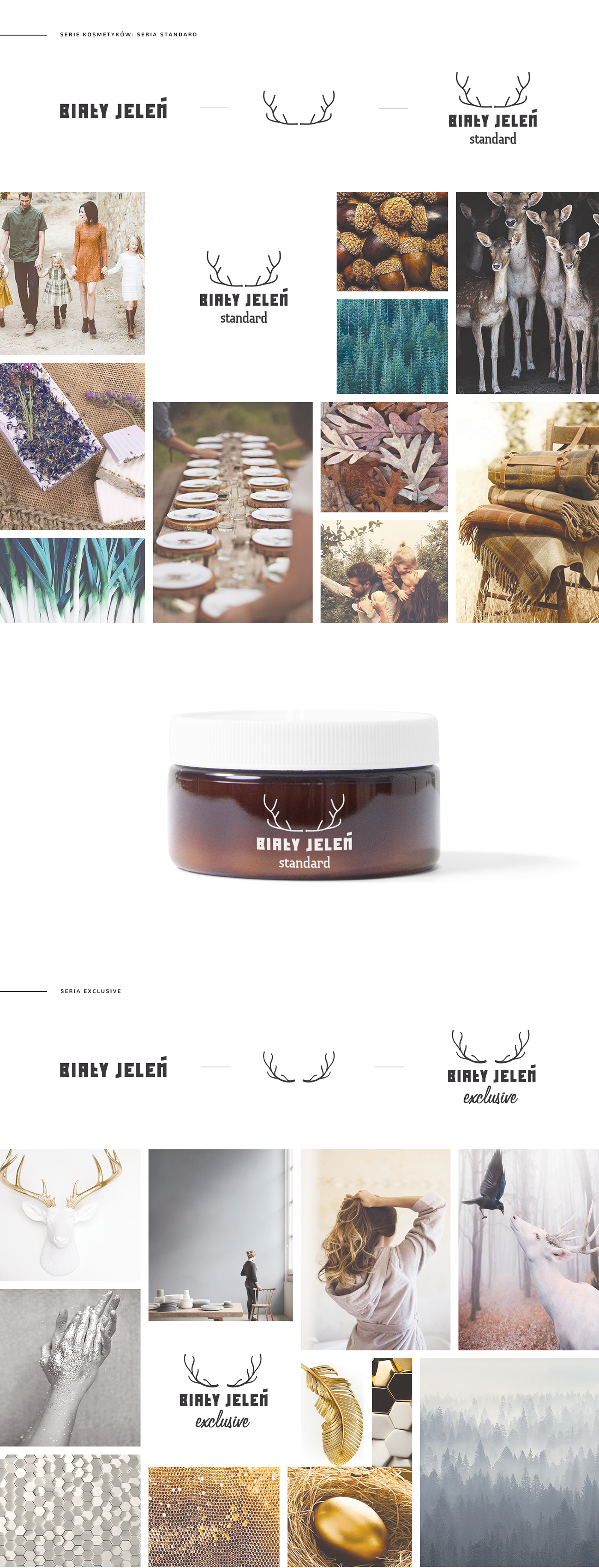 biały jeleń Biały jelen branding  rebranding soap cosmetics hipoalergic clean safe