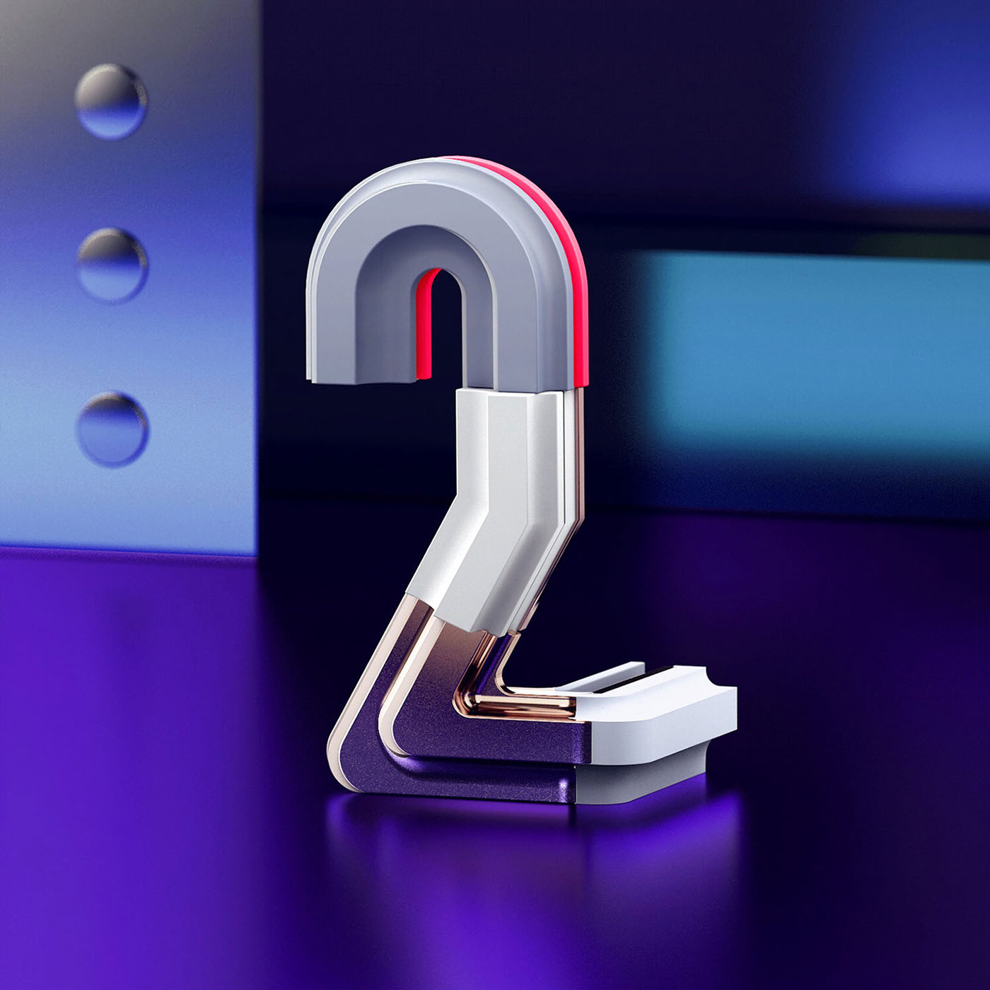 36daysoftype 3D numbers ufho graphic design singapore c4d 36 days type