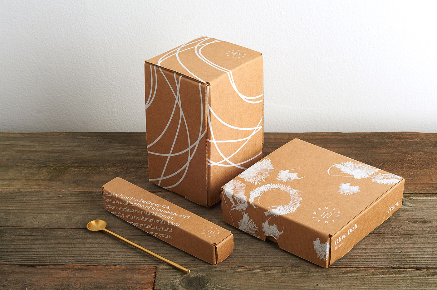 crafted home goods homeware identity minimal packaging design Sustainable