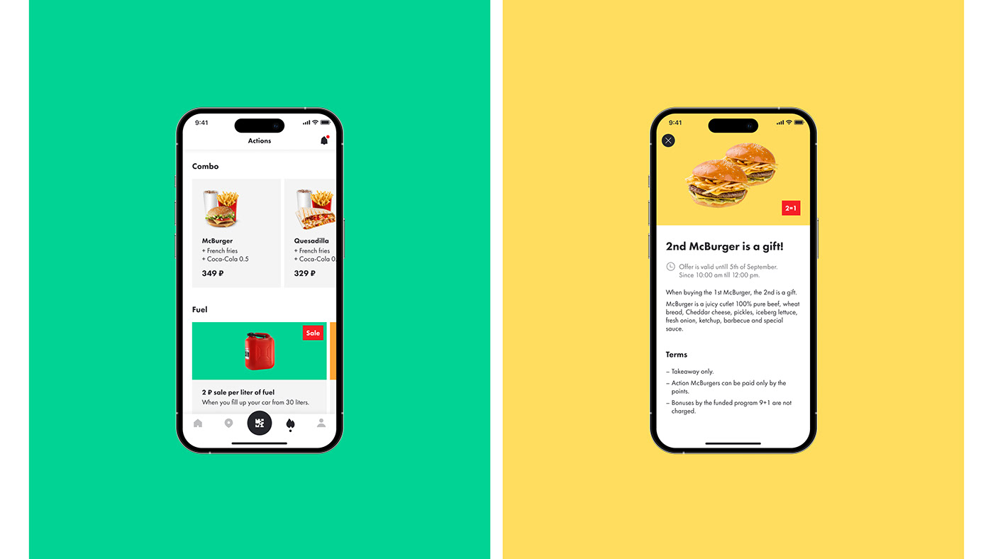 app cafe Food  fuel gas station Interface loyalty mobile UI ux